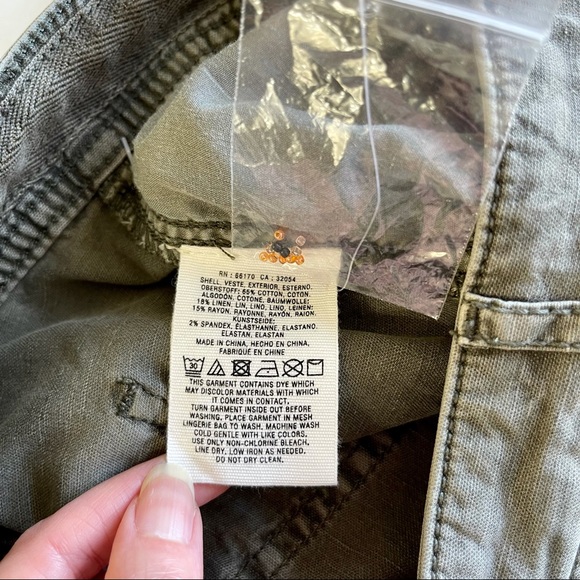 Anthropologie The Wanderer Beaded Utility Pant Sz 26 - Picture 12 of 12